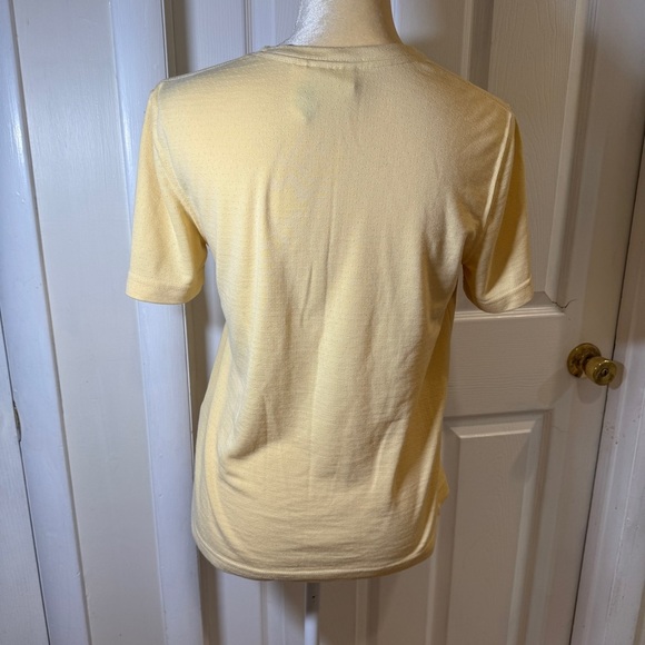 The North Face Women’s Yellow Dotted Crew Neck Shirt - Picture 3 of 5
